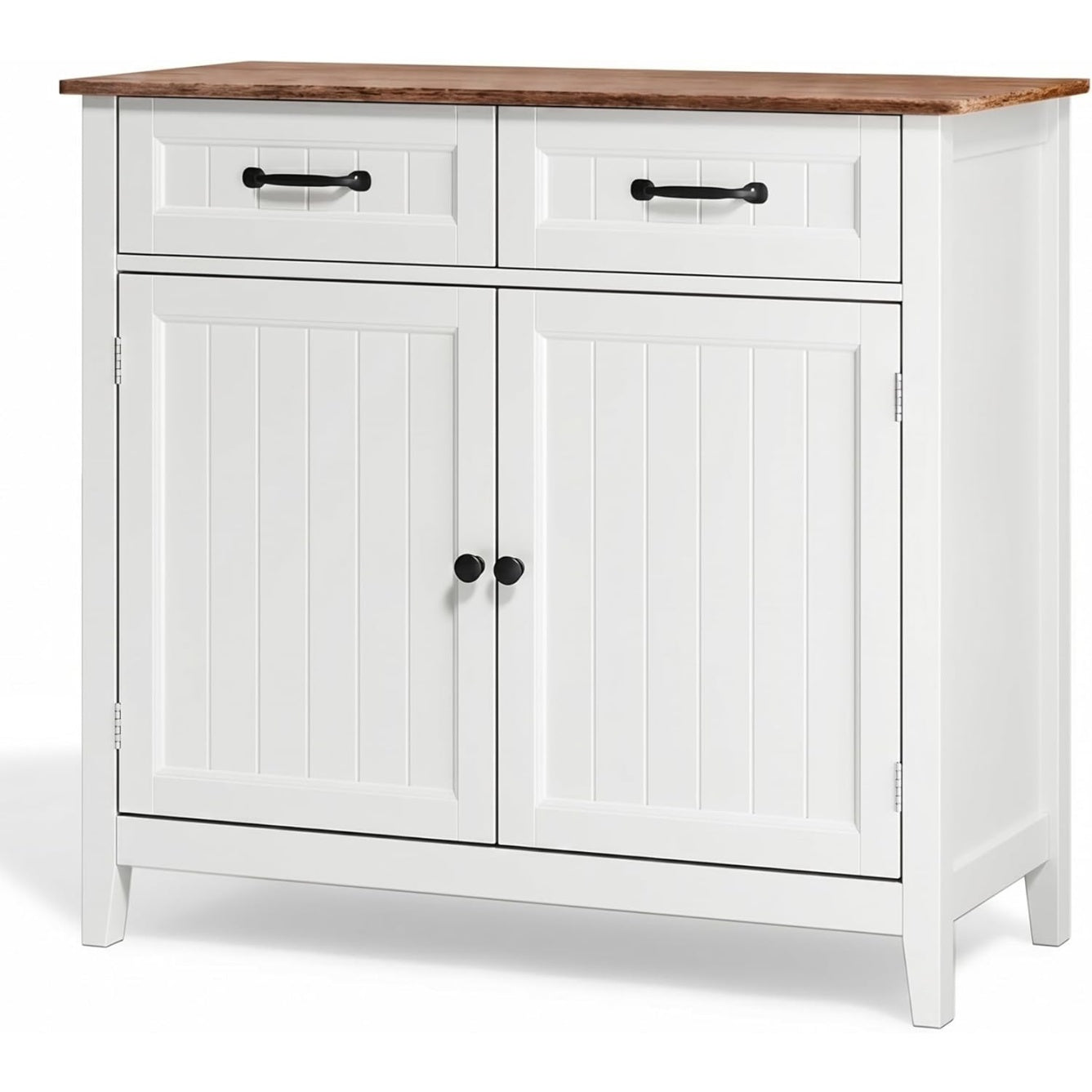 Meuble auxiliaire de cuisine retro, petit buffet fonctionnel pour organiser les accessoires quotidiens